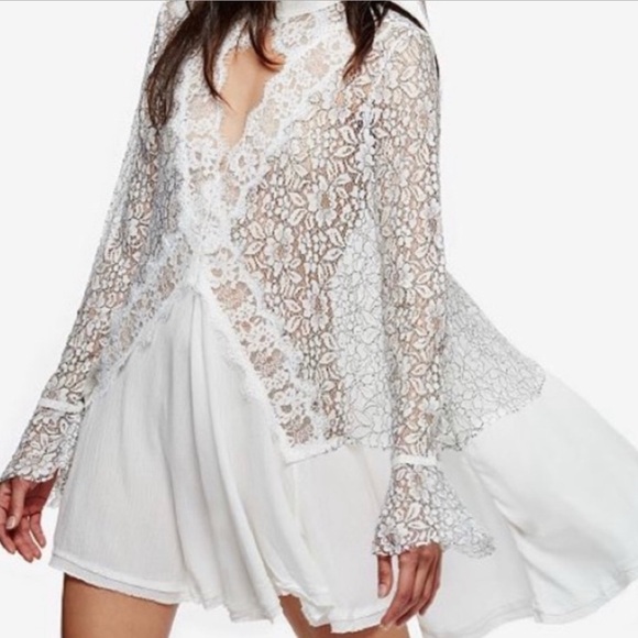 Free People Tell Tale Tunic Dress – Boho Chic Must-Have - Picture 3 of 5